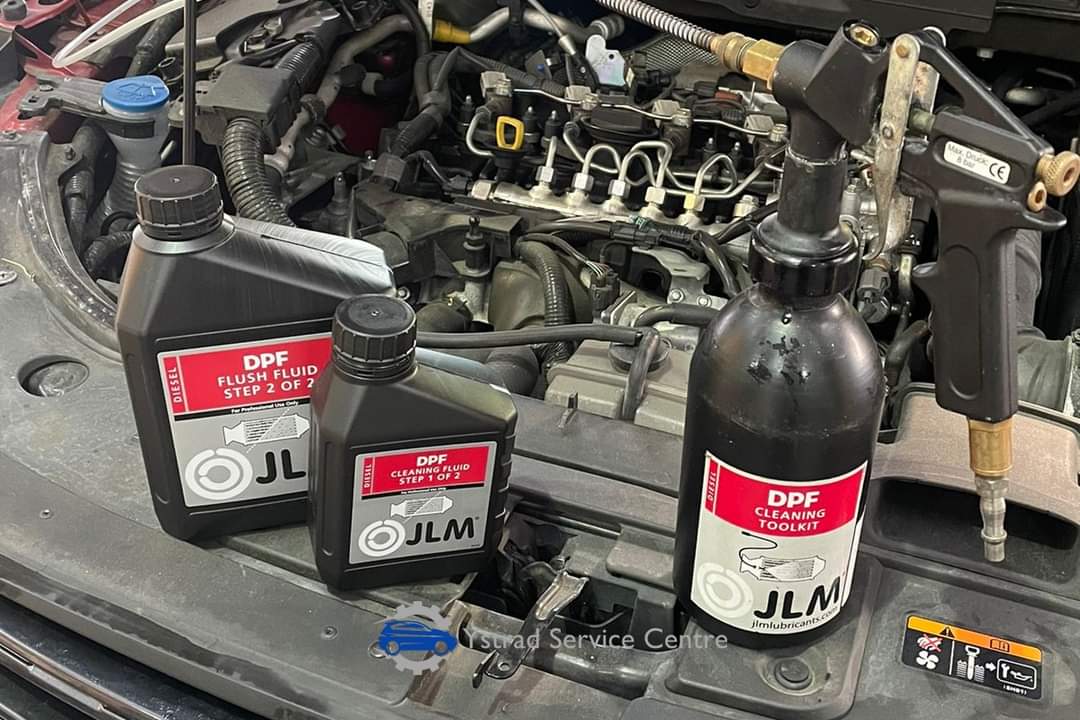 DPF deep clean in progress
